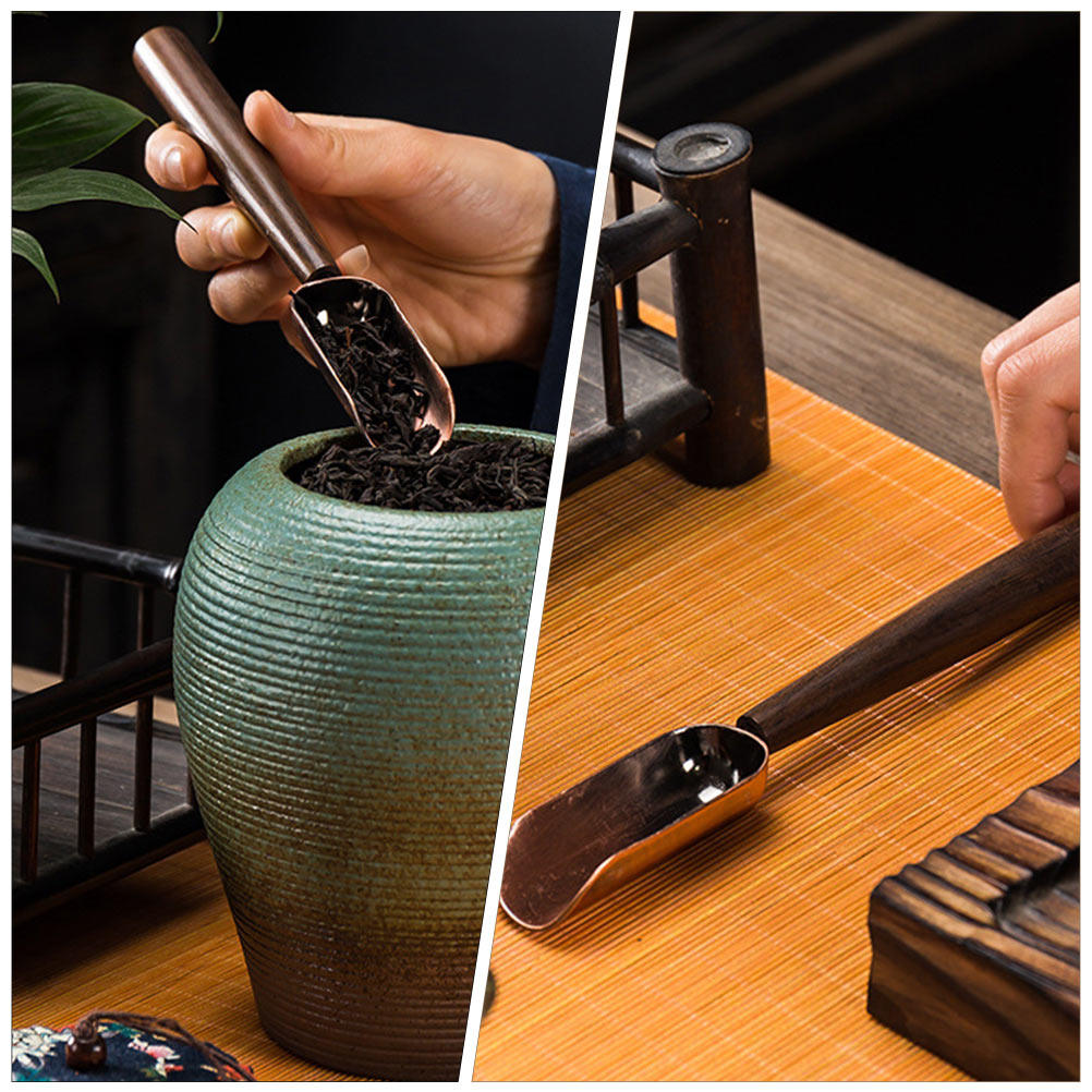 Vintage Long Handle Wooden Tea - Sugar Scrub Coffee ulasan dan harga