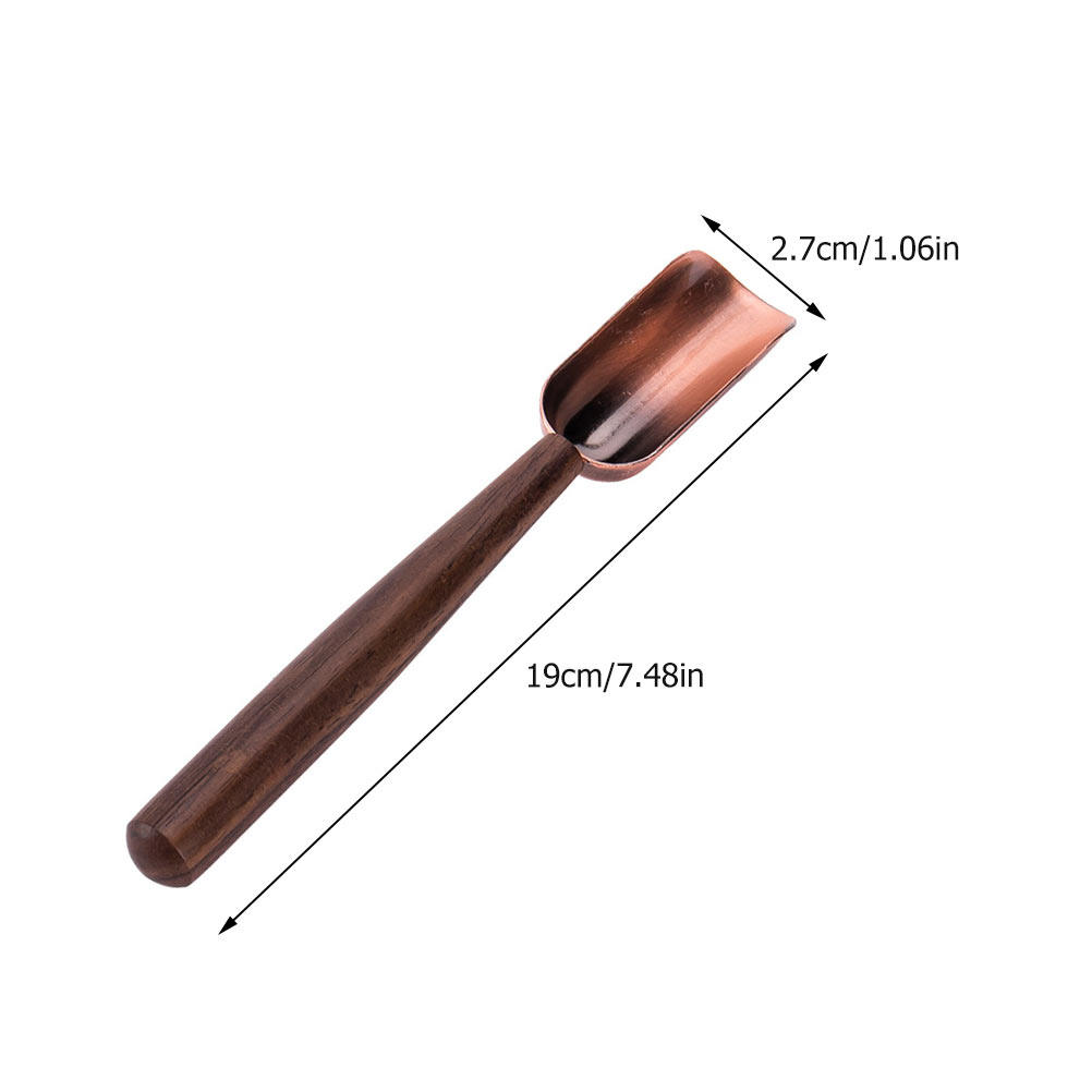 Vintage Long Handle Wooden Tea - Sugar Scrub Coffee ulasan dan harga