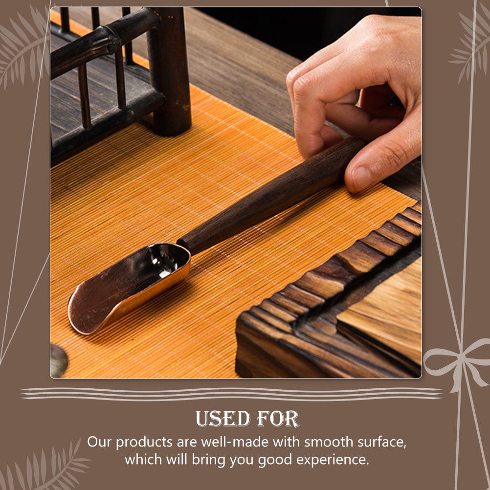 Vintage Long Handle Wooden Tea - Sugar Scrub Coffee ulasan dan harga
