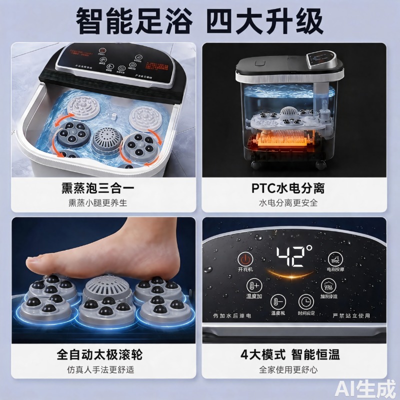 Electric Foot Bath Bucket, Con - Spa & Wellness Komplex Bristol Royal * * * * ulasan dan harga
