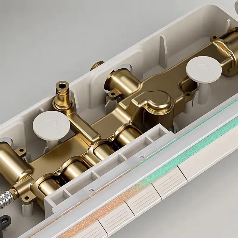 Brass Digital Waterfall Shower - Spa & Wellness Komplex Bristol Royal * * * * ulasan dan harga
