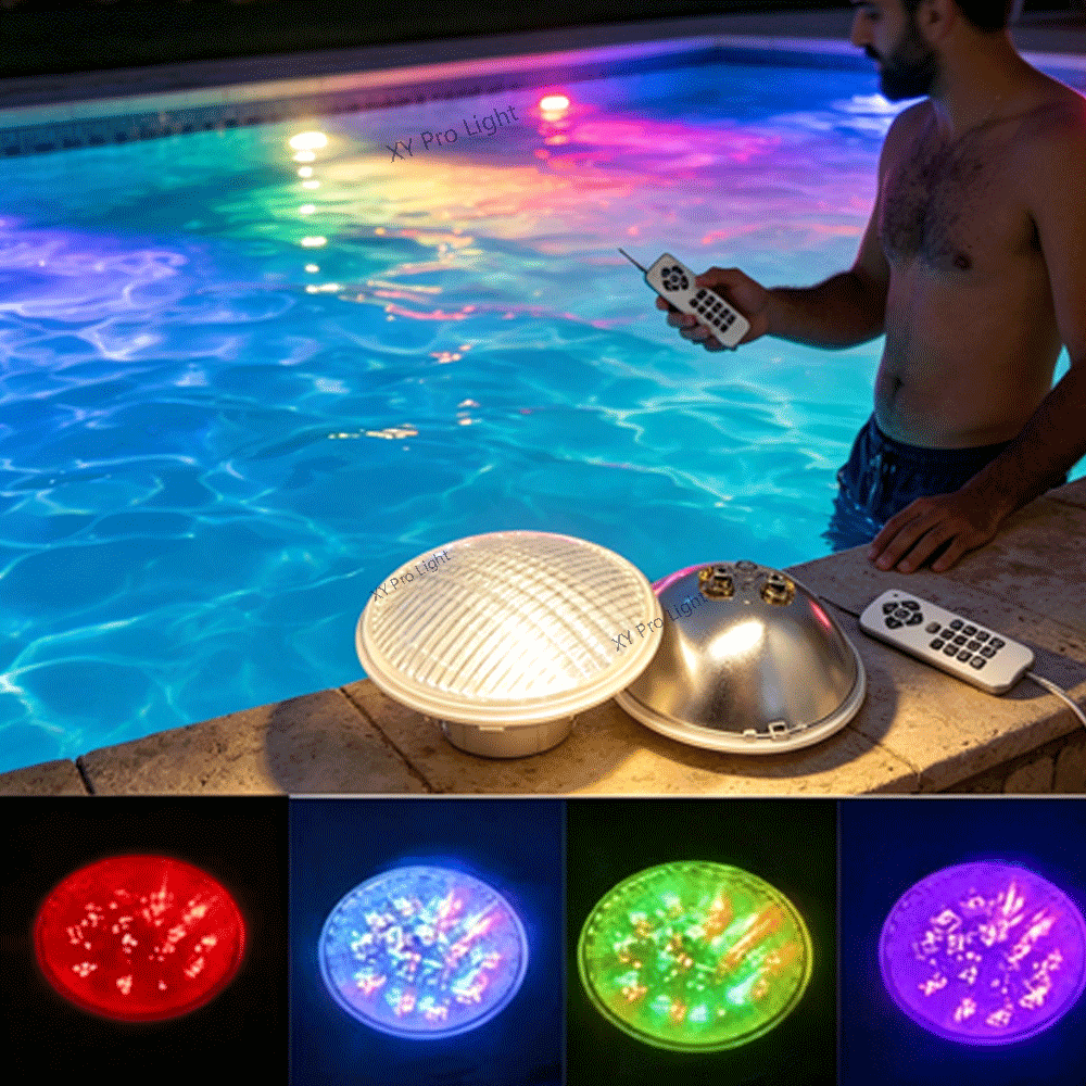 25W PAR56 RGB LED Swimming Poo - Xy Spa & Wellness ulasan dan harga