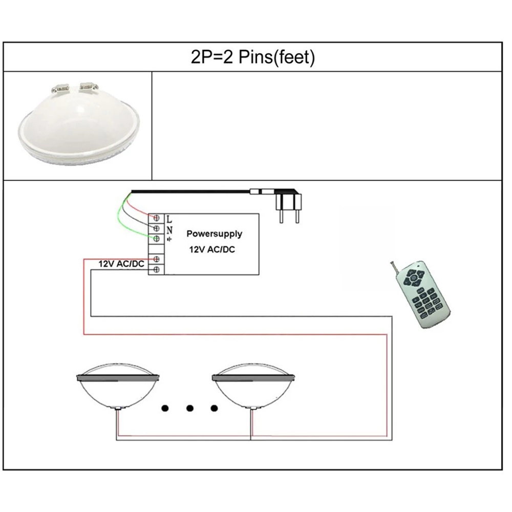 25W PAR56 RGB LED Swimming Poo - Xy Spa & Wellness ulasan dan harga