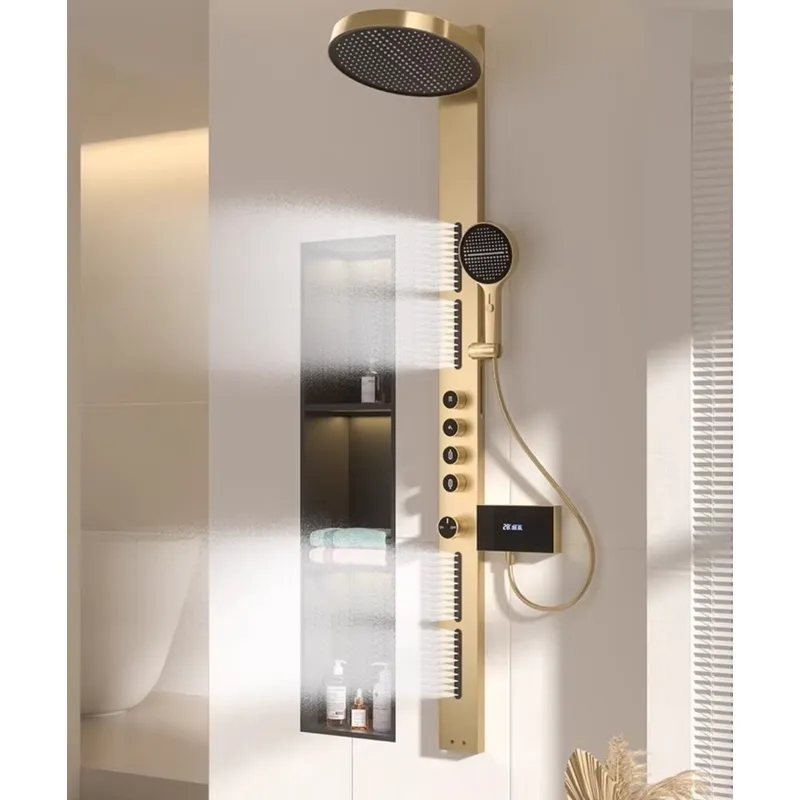Brass Rainfall Shower Panel Se - Spa & Wellness Komplex Bristol Royal * * * * ulasan dan harga